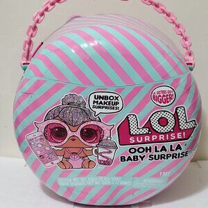 LOL Surprise Ooh La La Baby Surprise • Makeup Accessories Set • Pink Teal Carry